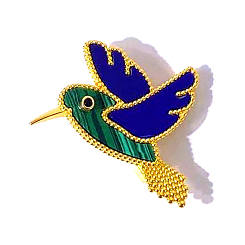 Brošňa sova, unisex, meď, zvierací motív, kamienkami vsadená, viacfunkčná