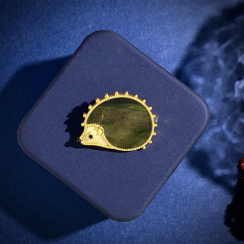 Brošňa sova, unisex, meď, zvierací motív, kamienkami vsadená, viacfunkčná