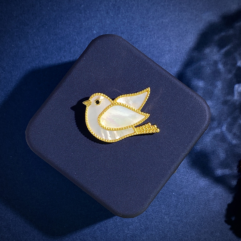 Brošňa sova, unisex, meď, zvierací motív, kamienkami vsadená, viacfunkčná