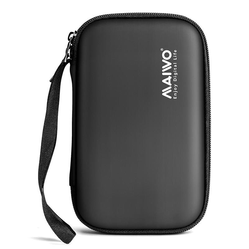MAIWO KT02 PU dėklas kietajam diskui – nešiojama apsaugos dėžutė, OEM apdorojimas, įtrauktas 1 mobiliojo kietojo disko saugojimo paketas