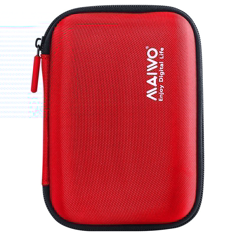 MAIWO KT02 PU dėklas kietajam diskui – nešiojama apsaugos dėžutė, OEM apdorojimas, įtrauktas 1 mobiliojo kietojo disko saugojimo paketas