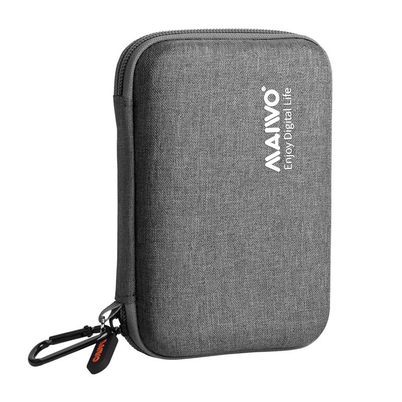 MAIWO KT02 PU dėklas kietajam diskui – nešiojama apsaugos dėžutė, OEM apdorojimas, įtrauktas 1 mobiliojo kietojo disko saugojimo paketas