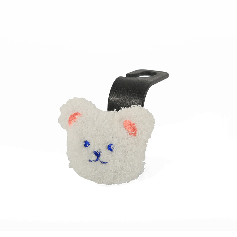 Закачалник за облегалка на автомобил с креативна мечка – мултифункционален скрит интериорен закачалник, ABS