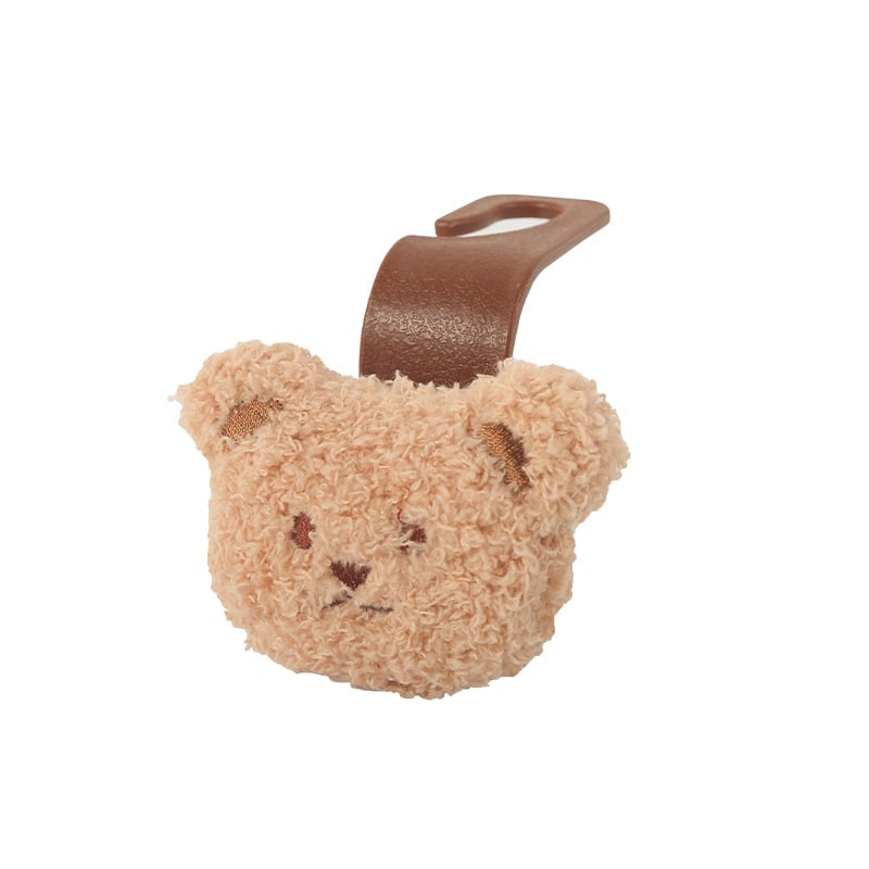 Закачалник за облегалка на автомобил с креативна мечка – мултифункционален скрит интериорен закачалник, ABS