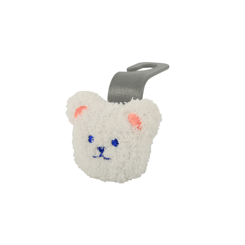 Закачалник за облегалка на автомобил с креативна мечка – мултифункционален скрит интериорен закачалник, ABS