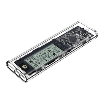 M.2 NVMe/NGFF SSD korpusas su dviejų protokolų palaikymu, išmanus skaitmeninis disko būklės rodiklis, USB 3.2 Gen2 Type-C, 10 Gbps, palaiko iki 4 TB