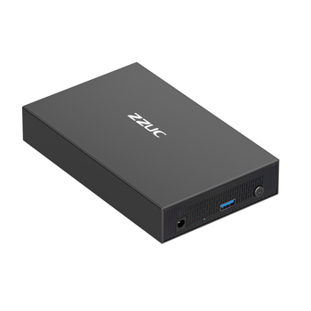SATA kietojo disko korpusas, aliuminio lydinys, stalinis išorinis USB 3.0/Type-C, iki 18 TB, modelis ZZUC-111