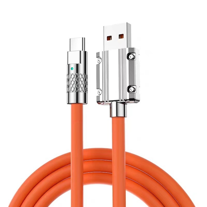 Type-C kabel za punjenje, silikon izolacija, Quick Charge, maksimalno 6A