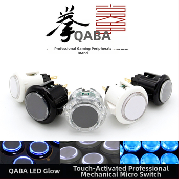 QANBA arcade tlačidlá v kartovom štýle pre arcade palicu