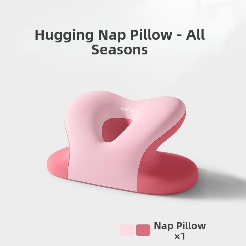 Unique офис възглавница за дневен сън с подглавник и поясна възглавница — памучна, многофункционална за бюро