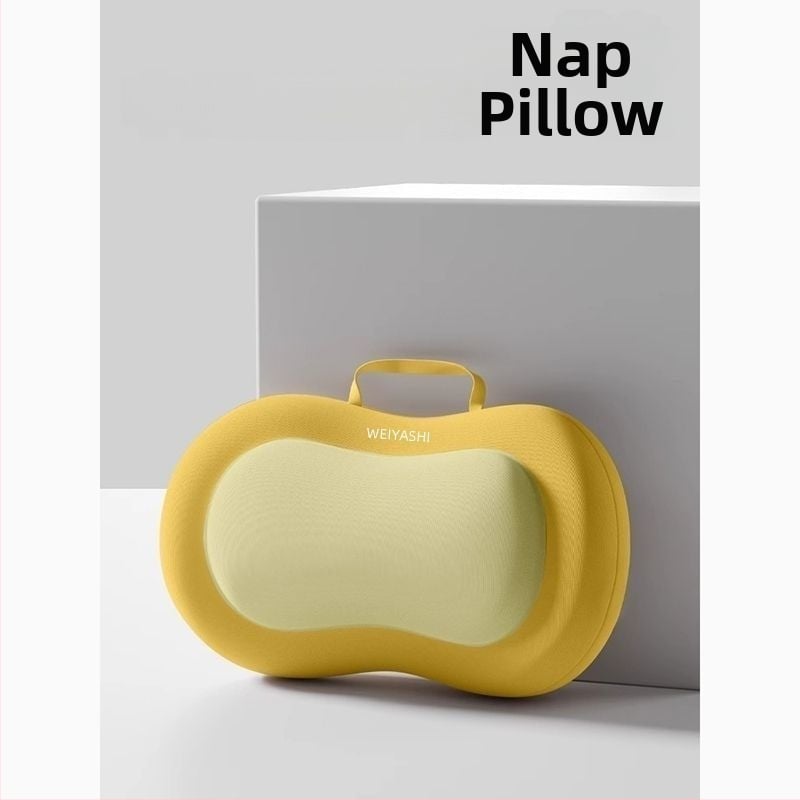 Unique офис възглавница за дневен сън с подглавник и поясна възглавница — памучна, многофункционална за бюро