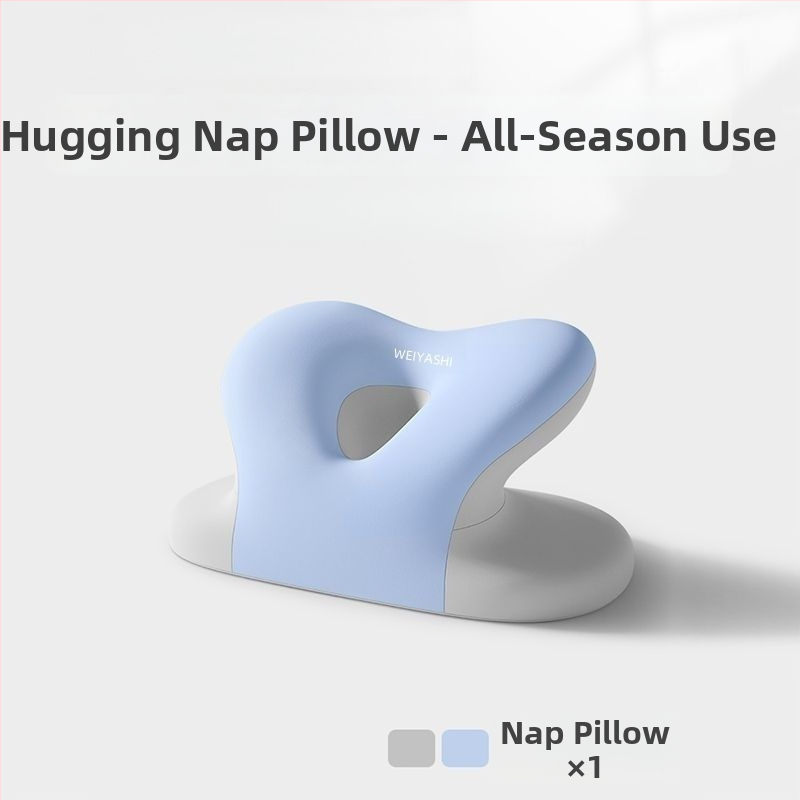 Unique офис възглавница за дневен сън с подглавник и поясна възглавница — памучна, многофункционална за бюро