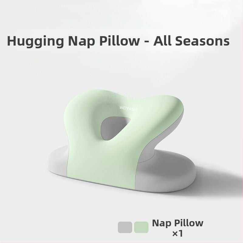 Unique офис възглавница за дневен сън с подглавник и поясна възглавница — памучна, многофункционална за бюро