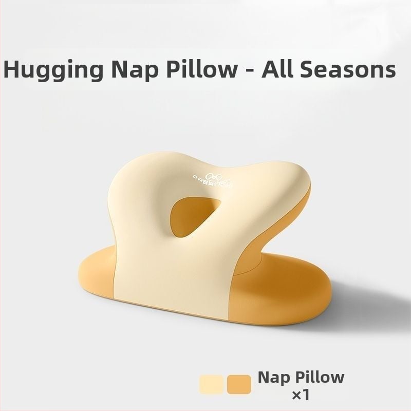 Unique офис възглавница за дневен сън с подглавник и поясна възглавница — памучна, многофункционална за бюро