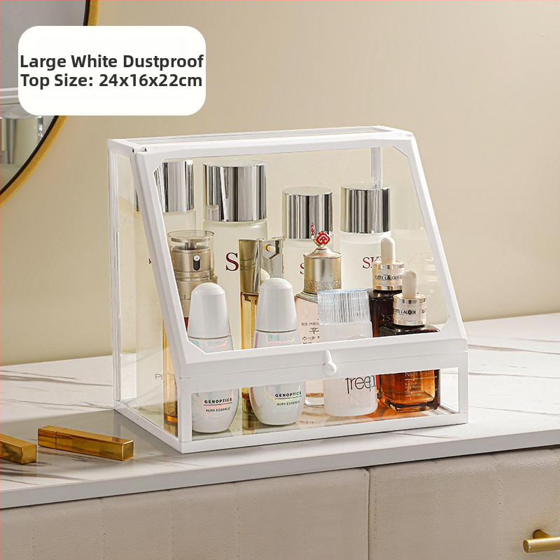 Κουτί Αποθήκευσης Καλλυντικών – Γυαλί, Ελαφριά Πολυτελεία, Μη Εισαγόμενο