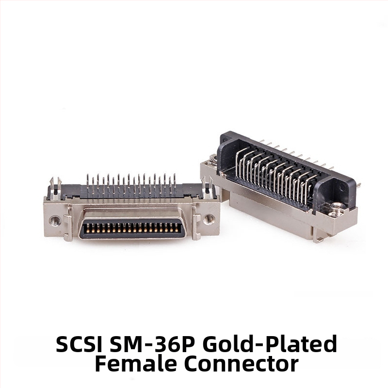 SCSICN14/20/26/36/50 servo spraudnis SCSI savienotājam – rūpnieciskie savienotāji, vara vadi, ISO sertificēts, 3000 spraudņi, OEM pieejams