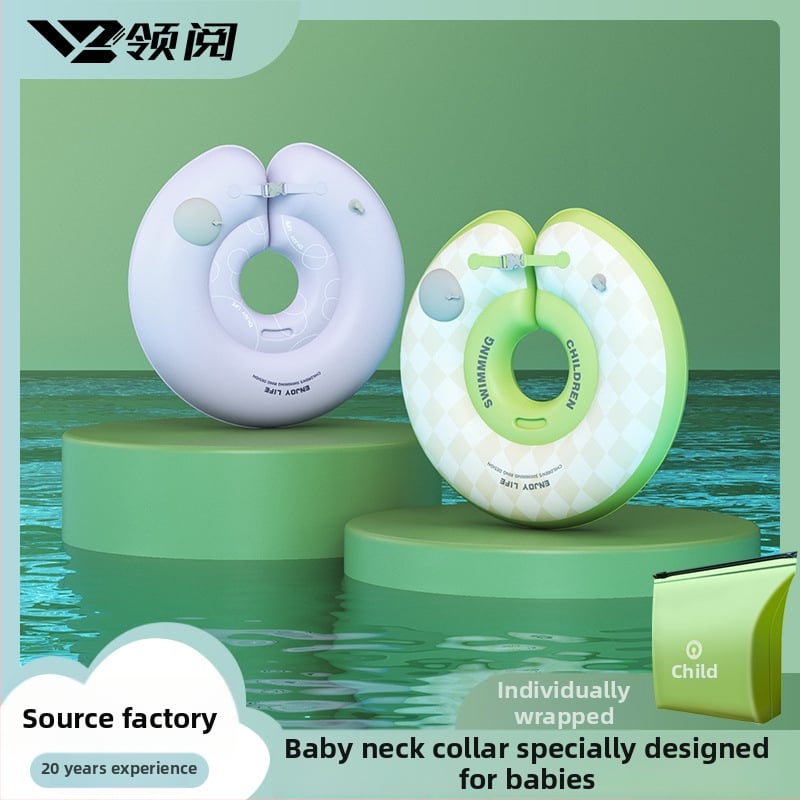 Бебешки плувен пръстен с мультяшен дизайн, PVC материал, ръчно надуване, подходящ за басейни и водни паркове