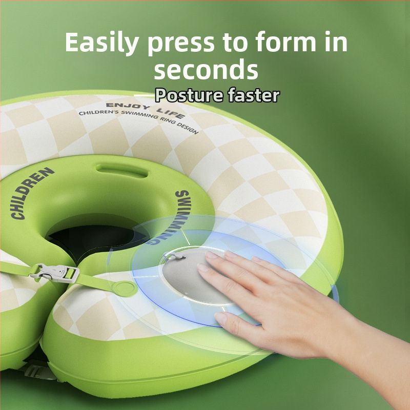 Bērnu peldēšanas gredzens ar multfilmas dizainu, PVC materiāls, manuāla piepumpēšana, piemērots baseinam un ūdens parkam