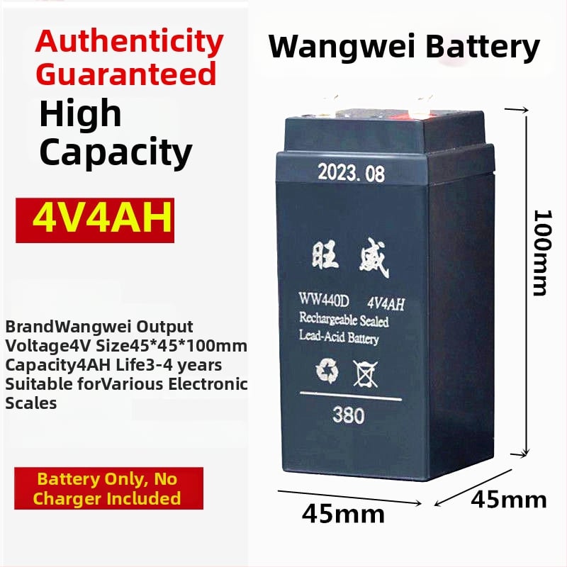 Wangwei 4V digitális mérleg akkumulátor