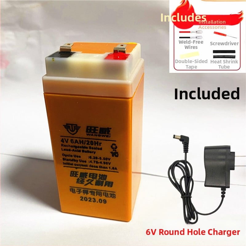 Wangwei 4V digitális mérleg akkumulátor