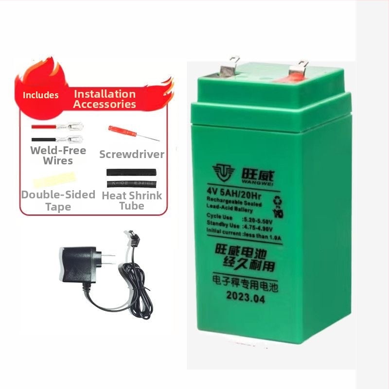 Wangwei 4V digitális mérleg akkumulátor