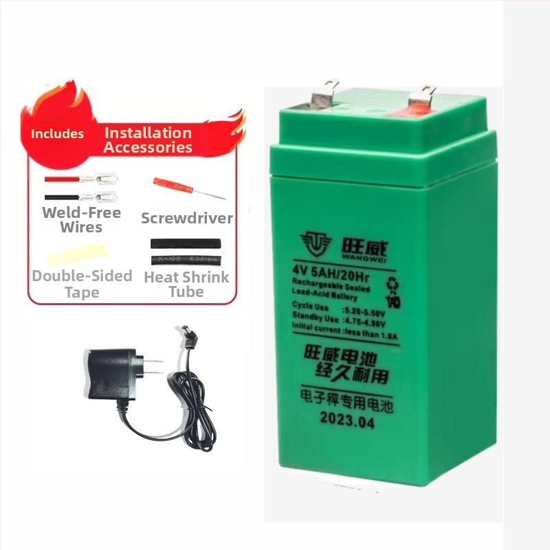 Wangwei 4V digitális mérleg akkumulátor