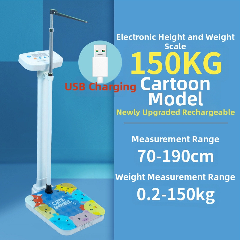 Instrument de măsurare a înălțimii și greutății, cântar digital medical pentru adulți și copii
