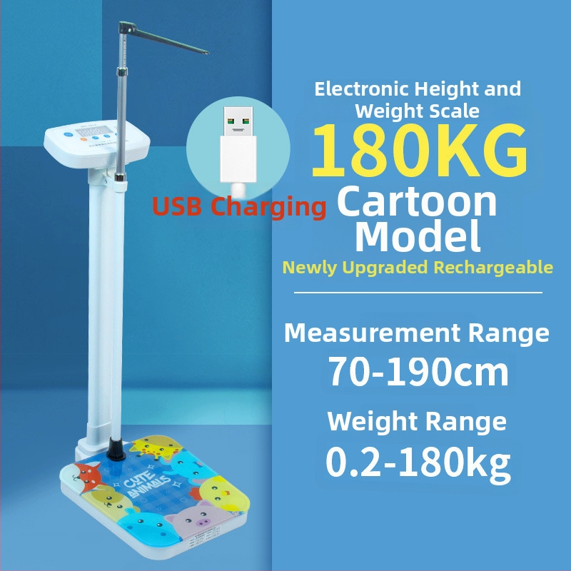 Instrument de măsurare a înălțimii și greutății, cântar digital medical pentru adulți și copii