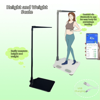 Cântar electronic pentru greutate cu detecție de grăsime și umiditate, calcul calorii, Bluetooth