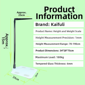 Cântar electronic pentru greutate cu detecție de grăsime și umiditate, calcul calorii, Bluetooth