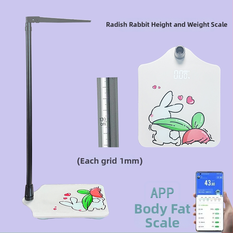 Cântar electronic pentru greutate cu detecție de grăsime și umiditate, calcul calorii, Bluetooth