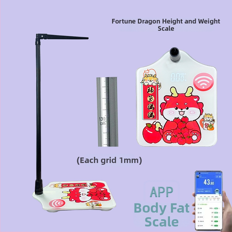 Cântar electronic pentru greutate cu detecție de grăsime și umiditate, calcul calorii, Bluetooth