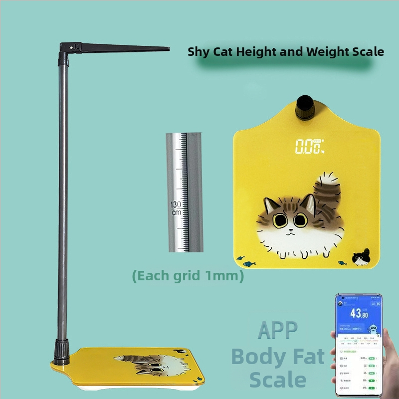 Cântar electronic pentru greutate cu detecție de grăsime și umiditate, calcul calorii, Bluetooth