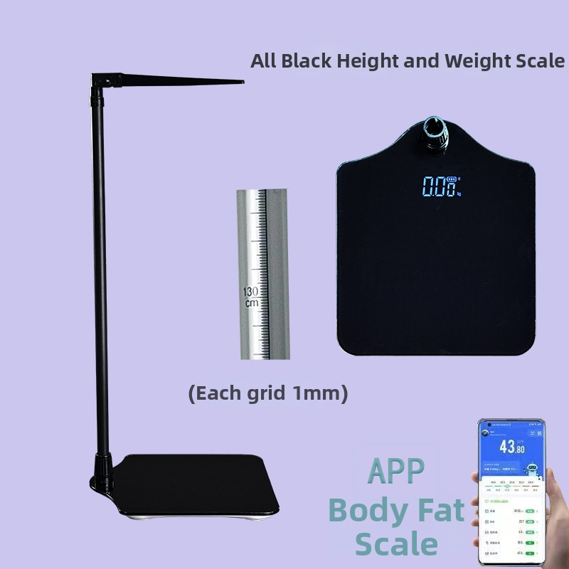 Cântar electronic pentru greutate cu detecție de grăsime și umiditate, calcul calorii, Bluetooth