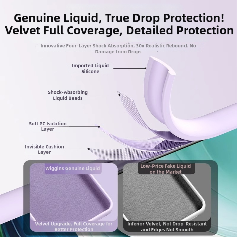 Obal OnePlus Ace3Pro – Ultra tenký tekutý silikón, matný povrch, proti pádom, odvádzanie tepla, prispôsobiteľný