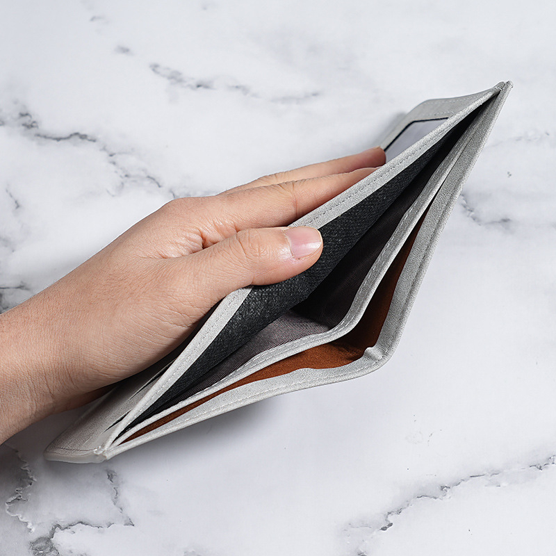 Portfelis su integruotu kortelių dėklu, PU dirbtinė oda, didelė kortelių talpa, verslo stilius