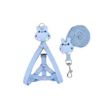 Hamă reglabilă pentru câine cu curea toracică – anti-tras, din pânză, pentru plimbări în aer liber