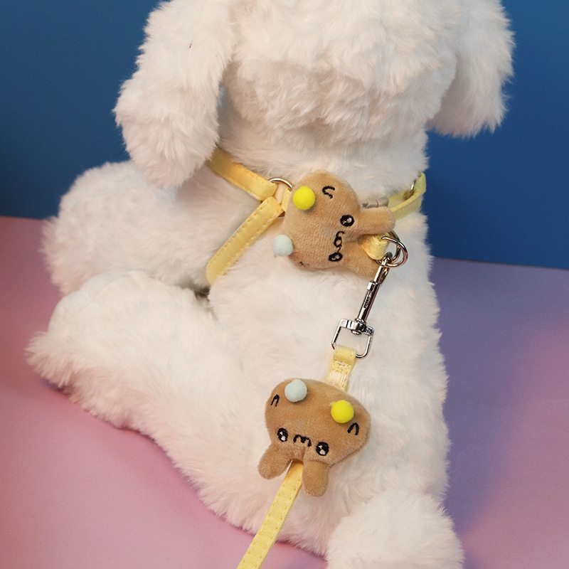 Hamă reglabilă pentru câine cu curea toracică – anti-tras, din pânză, pentru plimbări în aer liber