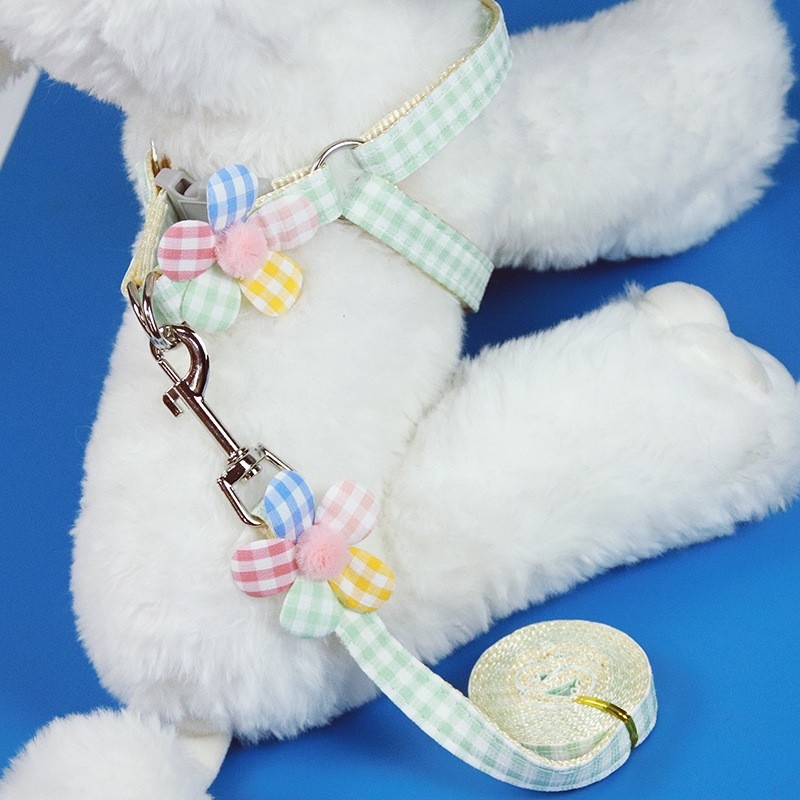 Hamă reglabilă pentru câine cu curea toracică – anti-tras, din pânză, pentru plimbări în aer liber