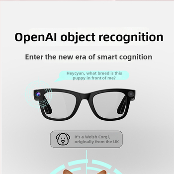 Ochelari inteligenți G300 cu cameră 8MP, 32GB stocare, 4GB RAM, baterie 220mAh, greutate 46g, montare pe cap, traducere AI și asistent vocal