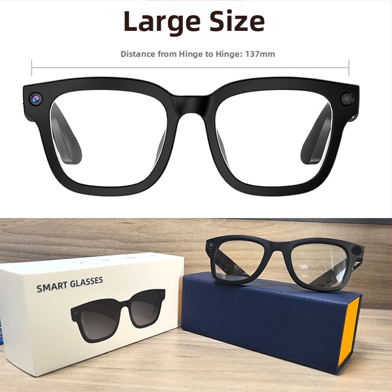 Ochelari inteligenți G300 cu cameră 8MP, 32GB stocare, 4GB RAM, baterie 220mAh, greutate 46g, montare pe cap, traducere AI și asistent vocal