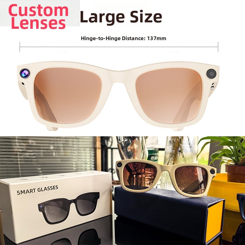 Ochelari inteligenți G300 cu cameră 8MP, 32GB stocare, 4GB RAM, baterie 220mAh, greutate 46g, montare pe cap, traducere AI și asistent vocal