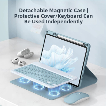 Kućište za tablet s podsvijetljenom Bluetooth tipkovnicom i pretincem za olovku, kompatibilno s Huawei MatePad SE11/11.5S, težina 0.75 kg, dužina napojnog kabela 0.3 m