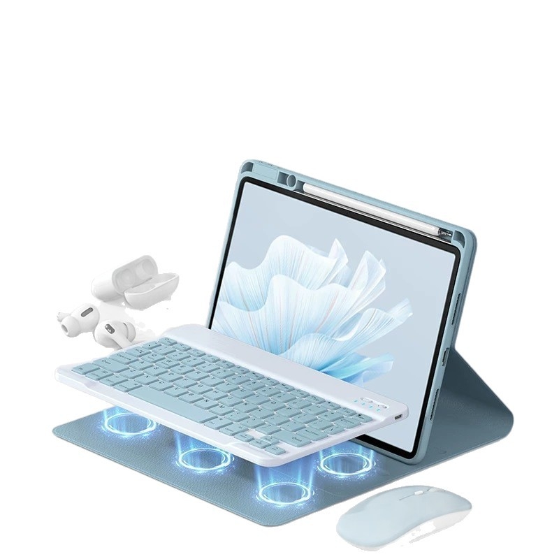 Kućište za tablet s podsvijetljenom Bluetooth tipkovnicom i pretincem za olovku, kompatibilno s Huawei MatePad SE11/11.5S, težina 0.75 kg, dužina napojnog kabela 0.3 m