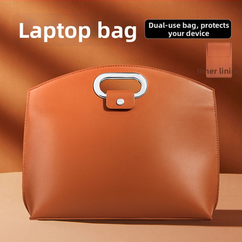 Taška na notebook s PU materiálom, Dolby značka, obchodný štýl elita, unisex, funkcia skladovania