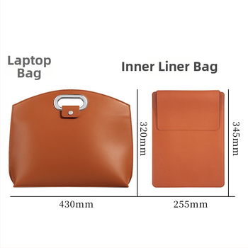 Taška na notebook s PU materiálom, Dolby značka, obchodný štýl elita, unisex, funkcia skladovania