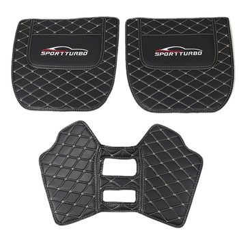 Bőr belső autóalkatrész: hátsó ülést védőpad és kartámasz-doboz, Ruihu 7PLUS és Ruihu 8PRO L számára, modell 001, testreszabható, logó nyomtatva