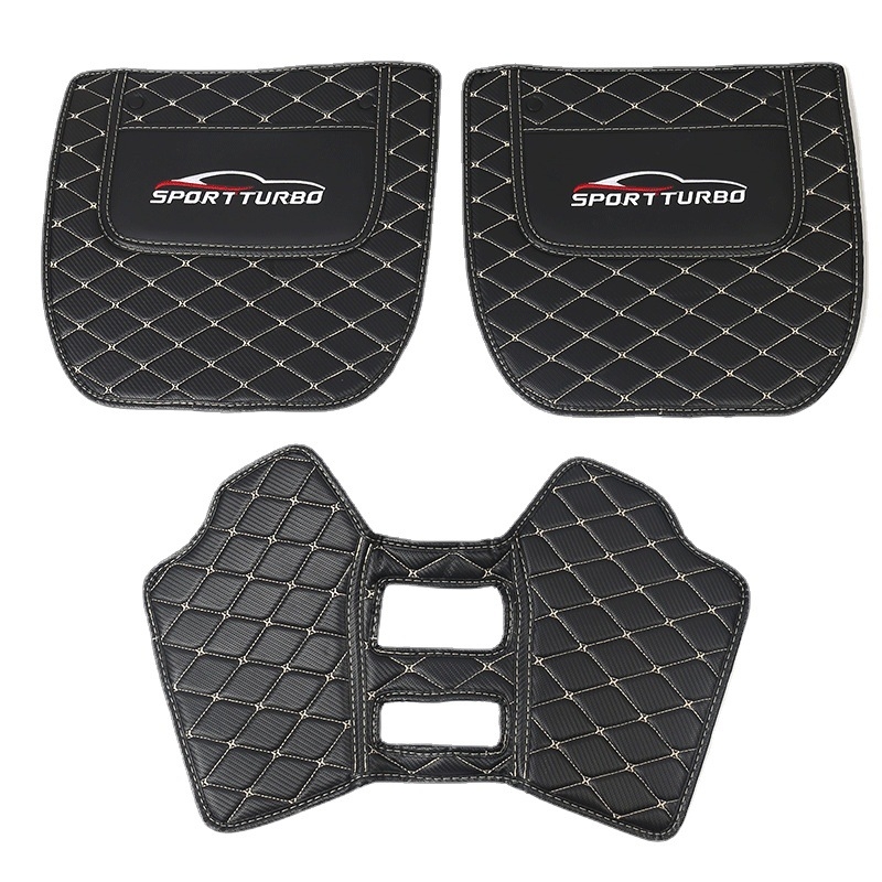 Bőr belső autóalkatrész: hátsó ülést védőpad és kartámasz-doboz, Ruihu 7PLUS és Ruihu 8PRO L számára, modell 001, testreszabható, logó nyomtatva