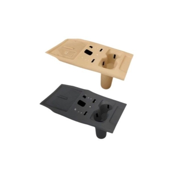 Σιλικονούχα επένδυση κεντρικής κονσόλας με ασύρματη φόρτιση, αδιάβροχη βάση για ποτήρι