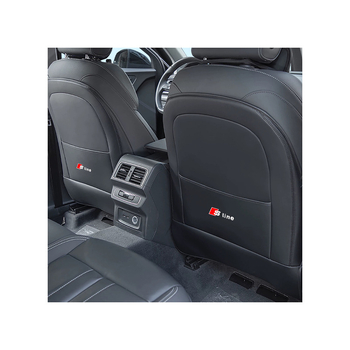 Audi Q3/A3L Pilnai apgaubiančios sėdynių apsaugos užpakalinei sėdynės nugarinei daliai Q4/Q5/A4L/A6/A7 – oda, putplasčio užpildas, vienos spalvos, paprastas stilius, logotipo pritaikymas
